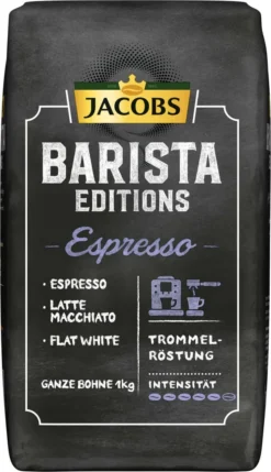 JACOBS Kaffeebohnen Barista Editions Espresso 2 X 1 Kg Espressobohnen Ganze Bohne -Kaffeegetränkeladen 9e92e8e1b721d2e1429218550cb0577e