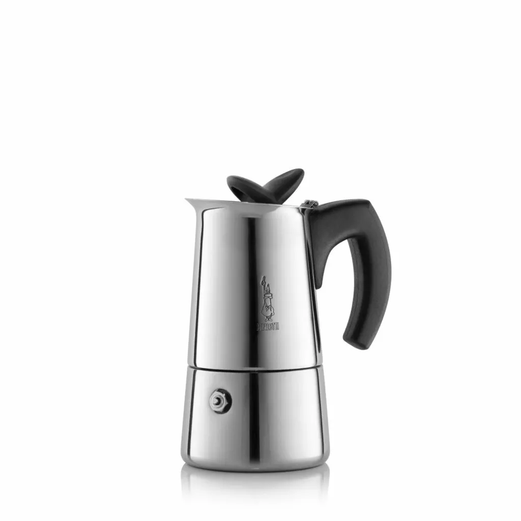 Bialetti Musa New, Mokka-Kanne, Schwarz, Edelstahl, Edelstahl, 1 Tassen 3 Bialetti Musa New, Mokka-Kanne, Schwarz, Edelstahl, Edelstahl, 1 Tassen