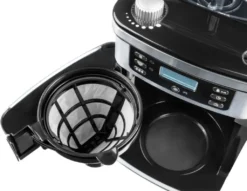 MEDION MD 15486 Kaffeemaschine Mit Mahlwerk Und Glaskanne, Wassertank: 1,5 Liter, 8 Mahlstufen, Max. 1050 Watt, Silber, Edelstahl -Kaffeegetränkeladen 9f2c20194b7378d1f88fa24ee97ffe65