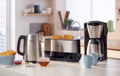 PHILIPS Gaia Collection HD7548/20 Kaffeemaschine Thermokanne, Schwarz/Edelstahl -Kaffeegetränkeladen 9f73df5e2cd9d4fcf64817e139350d2e