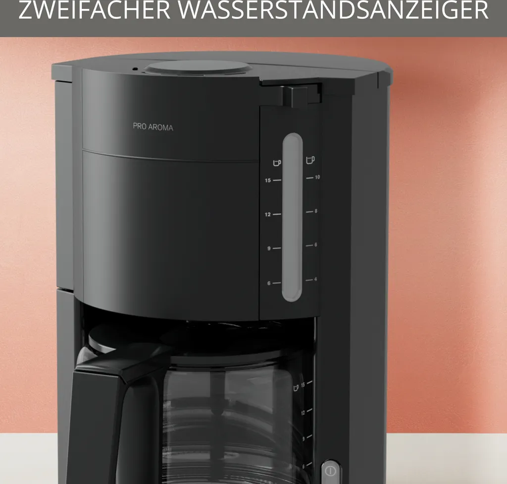 Krups F30908 ProAroma Kaffeemaschine Schwarz 8 Krups F30908 ProAroma Kaffeemaschine Schwarz – Bild 6
