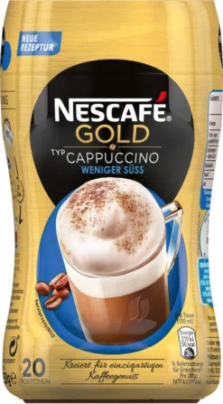 Nescafé® Nescafé Gold Typ Cappuccino Weniger Süß | 250g Dose -Kaffeegetränkeladen a033d965c599f017d9554ad79c50d7de