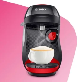 TASSIMO Kaffeekapselmaschine Happy TAS1003, Rot 37 TASSIMO Kaffeekapselmaschine Happy TAS1003, Rot -Kaffeegetränkeladen a089488e77e41efa20d9d9e9e51e1a77