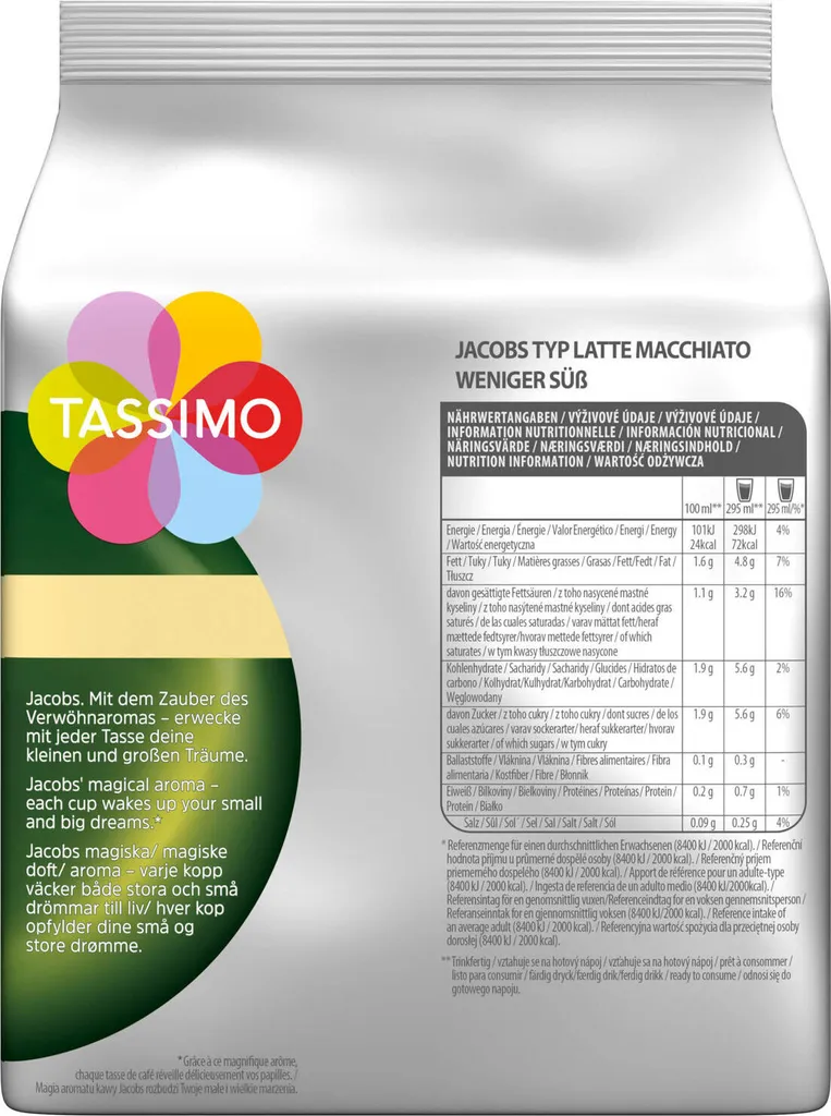 TASSIMO Kapseln Latte Macchiato Vielfaltspaket Discs 40 Getränke 5 Sorten Kaffee 6 TASSIMO Kapseln Latte Macchiato Vielfaltspaket Discs 40 Getränke 5 Sorten Kaffee – Bild 4