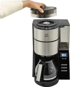 MELITTA 1021-02 Aroma Fresh Kaffeeautomat Mit Timer Und Mahlwerk Schwarz, Farbe:Schwarz 28 MELITTA 1021-02 Aroma Fresh Kaffeeautomat Mit Timer Und Mahlwerk Schwarz, Farbe:Schwarz -Kaffeegetränkeladen a425ddb481bb2851a56c215e7dddb640