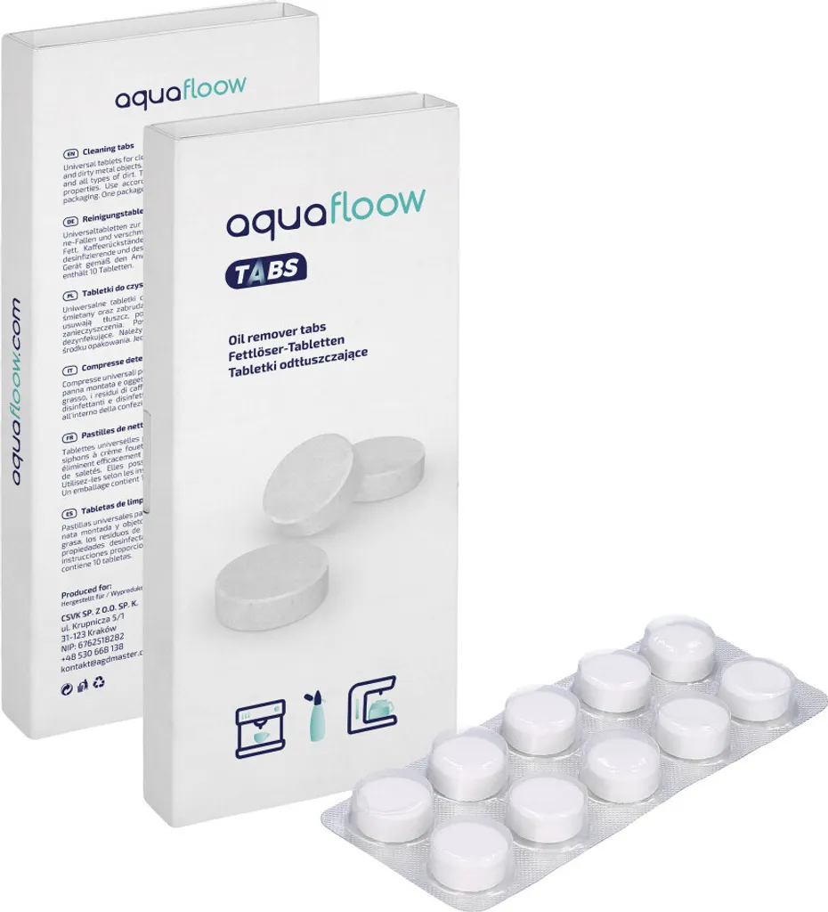 AquaFloow Set Für Saeco/Philips Kaffeemaschinen: 3x Wasserfilter (Ersatz CA6903), Entkalkungstabletten 4 Stück (Ersatz TZ80002), Reinigungstabletten 10x2g (Ersatz TZ80001) 6 AquaFloow Set Für Saeco/Philips Kaffeemaschinen: 3x Wasserfilter (Ersatz CA6903), Entkalkungstabletten 4 Stück (Ersatz TZ80002), Reinigungstabletten 10x2g (Ersatz TZ80001) – Bild 4