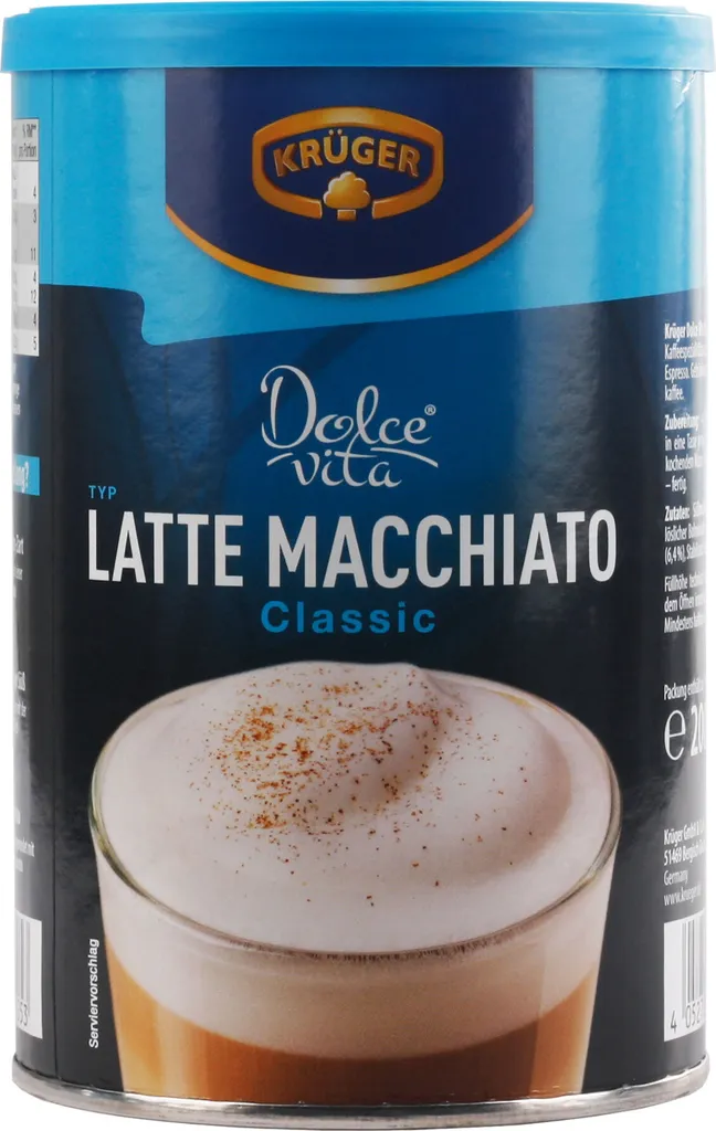 Krüger Dolce Vita Latte Macchiato Classic 200g 3 Krüger Dolce Vita Latte Macchiato Classic 200g