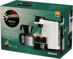 Kaffeemaschine 2 In 1 Senseo Switch Philips HD6592/05, 2 In 1 Mit Filter Und Pod, Isolierte Verse, Crema Plus 15 Kaffeemaschine 2 In 1 Senseo Switch Philips HD6592/05, 2 In 1 Mit Filter Und Pod, Isolierte Verse, Crema Plus -Kaffeegetränkeladen a53421e74039bc76525a24c12fb4d5dd