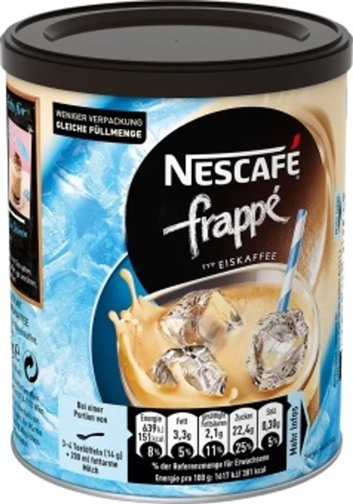 Nestlé® Nestle Nescafe Frappe Eiskaffee Mischung In Der Dose 275g 8er Pack 3 Nestlé® Nestle Nescafe Frappe Eiskaffee Mischung In Der Dose 275g 8er Pack