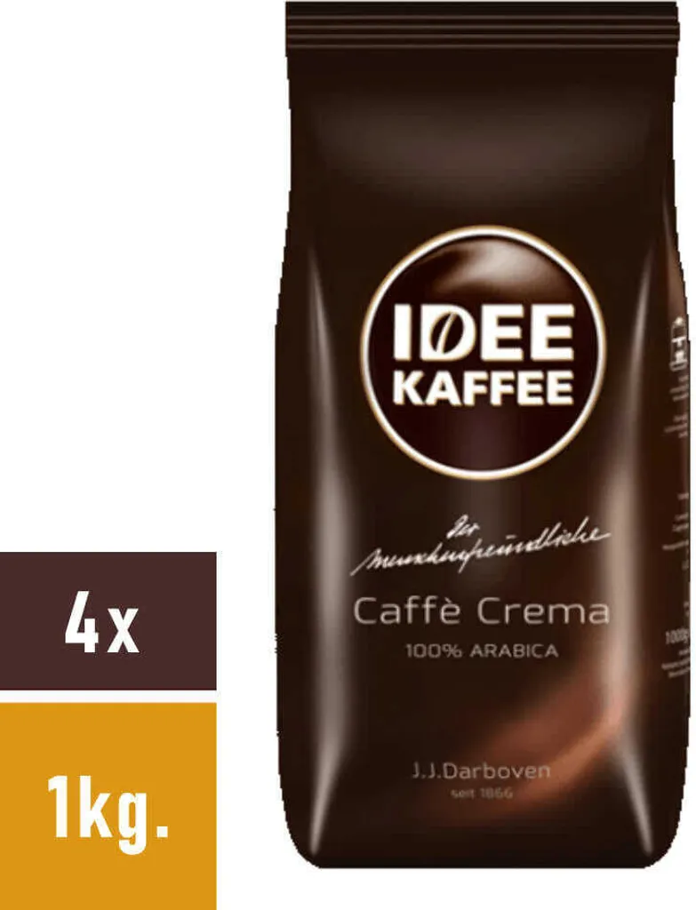 Idee Kaffee - Caffè Crema Bohnen - 4x 1kg 5 Idee Kaffee - Caffè Crema Bohnen - 4x 1kg – Bild 3
