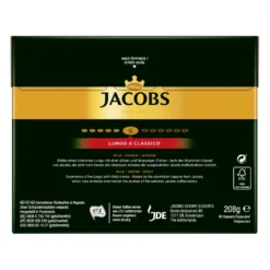 JACOBS Kapseln Lungo Classico 5 X 40 Nespresso®* Kompatible Kaffeekapseln 15 JACOBS Kapseln Lungo Classico 5 X 40 Nespresso®* Kompatible Kaffeekapseln -Kaffeegetränkeladen a5e002ef6f513c2596a1945c9871b33a