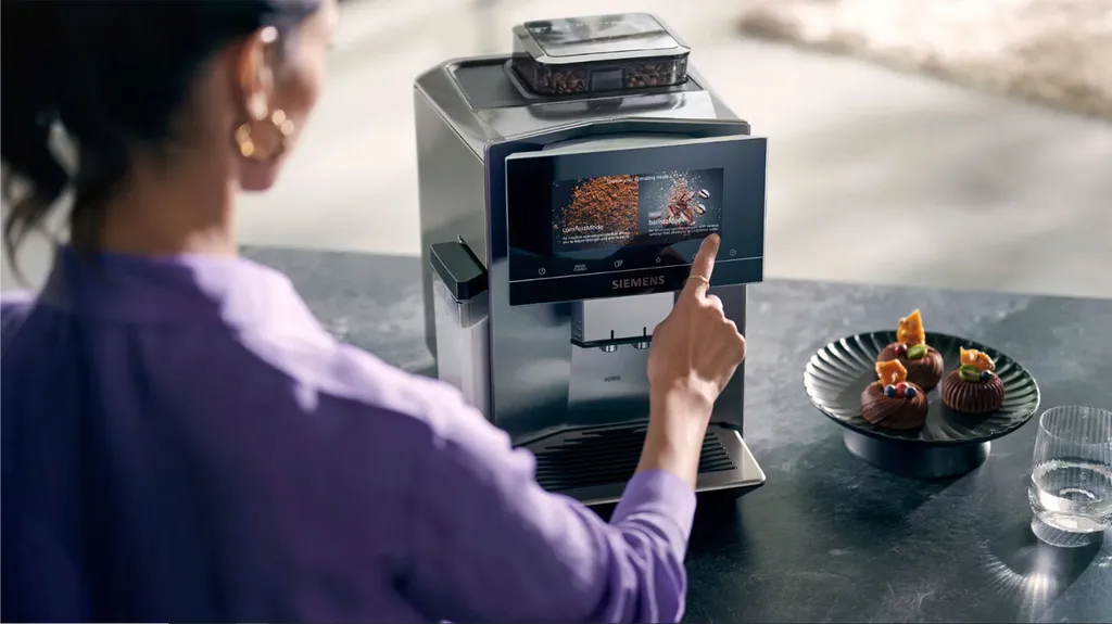 Siemens TQ905D03, Espressomaschine, 2,3 L, Kaffeebohnen, Eingebautes Mahlwerk, 1500 W, Edelstahl 5 Siemens TQ905D03, Espressomaschine, 2,3 L, Kaffeebohnen, Eingebautes Mahlwerk, 1500 W, Edelstahl – Bild 3