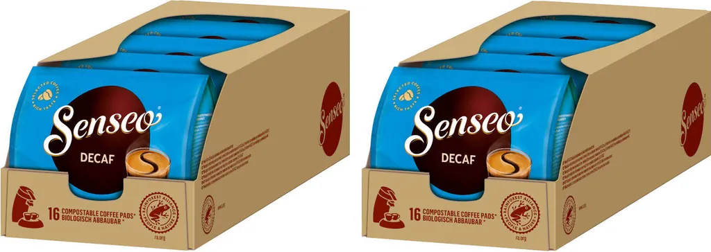 SENSEO Pads Decaf Senseopads 160 Getränke Entkoffeiniert 3 SENSEO Pads Decaf Senseopads 160 Getränke Entkoffeiniert