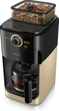 Philips HD7768/90 Grind & Brew Filter Kaffeemaschine, Mahlwerk, Timer, Champagner/schwarz 16 Philips HD7768/90 Grind & Brew Filter Kaffeemaschine, Mahlwerk, Timer, Champagner/schwarz -Kaffeegetränkeladen a7c8010256656da04e41b471b66bdb65