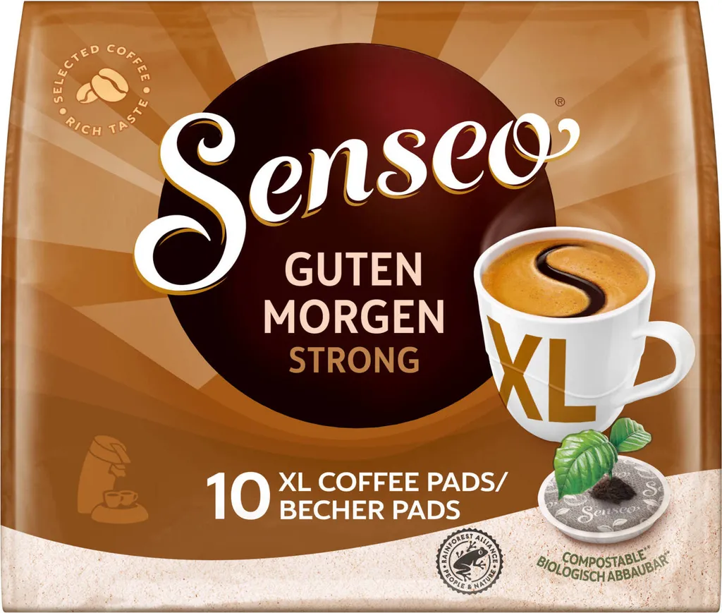 SENSEO Pads Guten Morgen Strong XL Senseopads 100 Getränke 4 SENSEO Pads Guten Morgen Strong XL Senseopads 100 Getränke – Bild 2