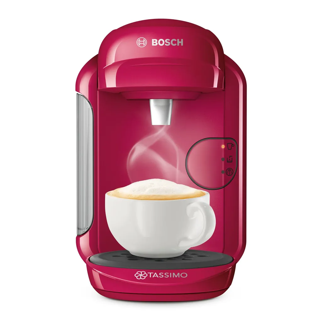 Bosch Tassimo Vivy2 Kapselmaschine TAS1401, Kompaktes Design, Vollautomatisch, Geeignet Für Alle Tassen - Pink 19 Bosch Tassimo Vivy2 Kapselmaschine TAS1401, Kompaktes Design, Vollautomatisch, Geeignet Für Alle Tassen - Pink – Bild 17