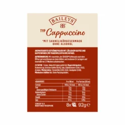 Senseo CAPPUCCINO BAILEYS Kaffeepad Ungeröstet 8 Stück(e) -Kaffeegetränkeladen ab469dffc35de595af244148e86b49f1