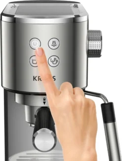 Krups XP 442 - Espresso Siebträger - Edelstahl/schwarz -Kaffeegetränkeladen abf7443938e155f4ae2e5d7cfb56232d
