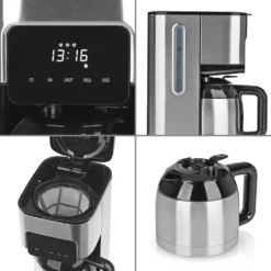Kaffeemaschine Thermoskanne Filterkaffeemaschine 8 Tassen Timer Touch Display 23 Kaffeemaschine Thermoskanne Filterkaffeemaschine 8 Tassen Timer Touch Display -Kaffeegetränkeladen ac5eb64a75cc6b2a066fac6870476390