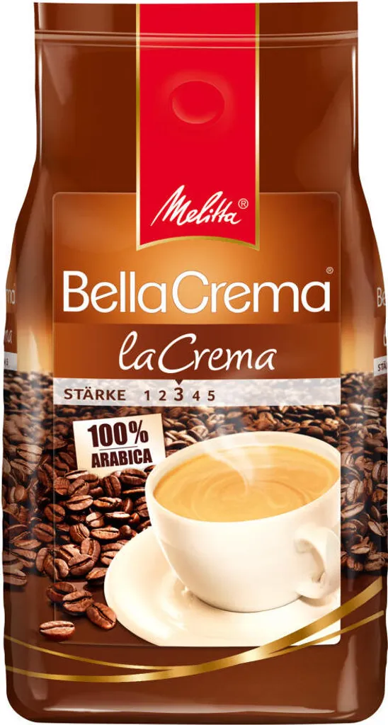 Melitta Kaffee BellaCrema LaCrema Ganze Bohne, Mittelstarke Kaffeebohnen, 8er Pack, 8 X 1000g 9 Melitta Kaffee BellaCrema LaCrema Ganze Bohne, Mittelstarke Kaffeebohnen, 8er Pack, 8 X 1000g – Bild 7