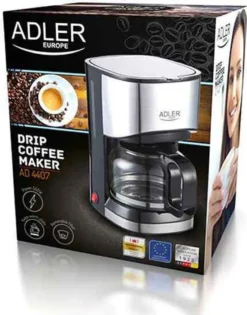 Adler AD-4407 Tropfkaffeemaschine 8 Tassen, Edelstahl, BPA-frei, 550 W, 550 W, 0,7 Liter, Schwarz Und Grau 15 Adler AD-4407 Tropfkaffeemaschine 8 Tassen, Edelstahl, BPA-frei, 550 W, 550 W, 0,7 Liter, Schwarz Und Grau -Kaffeegetränkeladen ad500695d3de4ed58c441a7be1290cb6