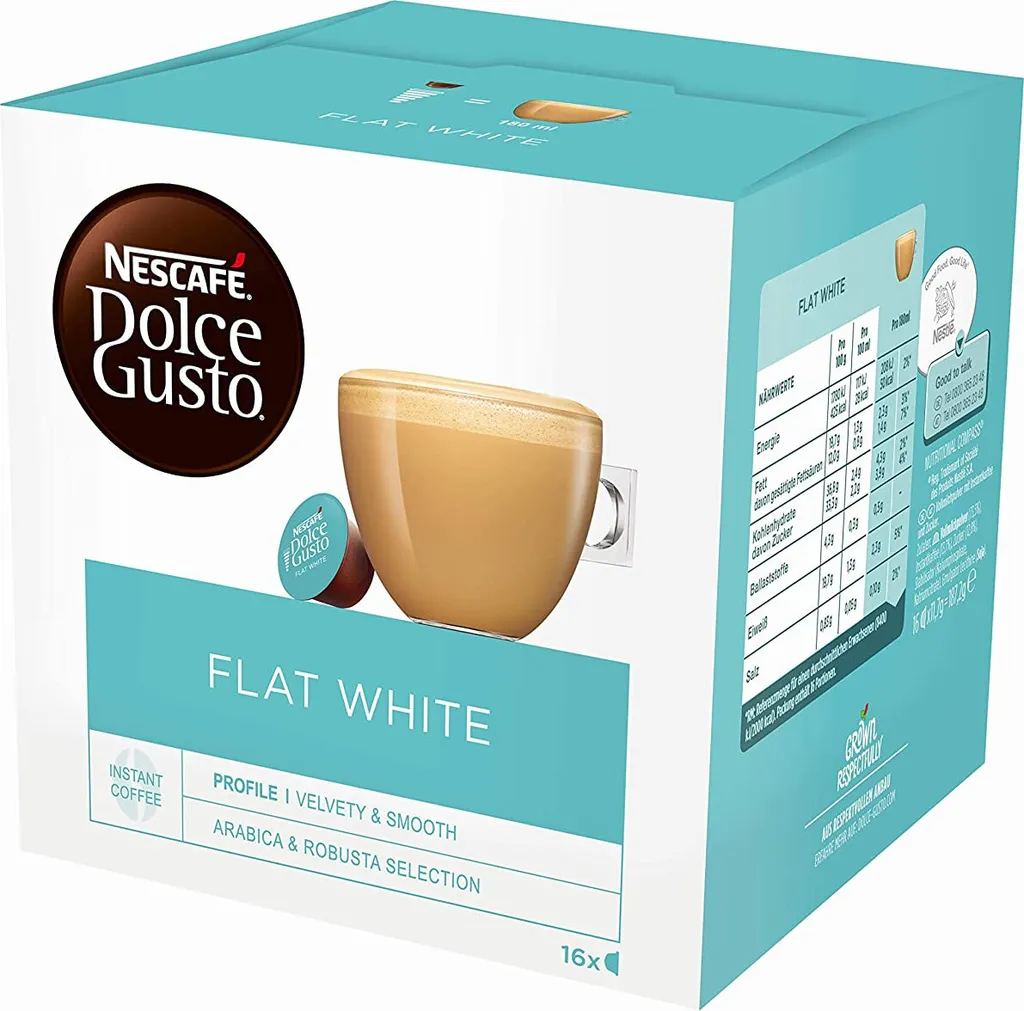 Nescafé® Nescafé Dolce Gusto Flat White | 16 Portionen 4 Nescafé® Nescafé Dolce Gusto Flat White | 16 Portionen – Bild 2