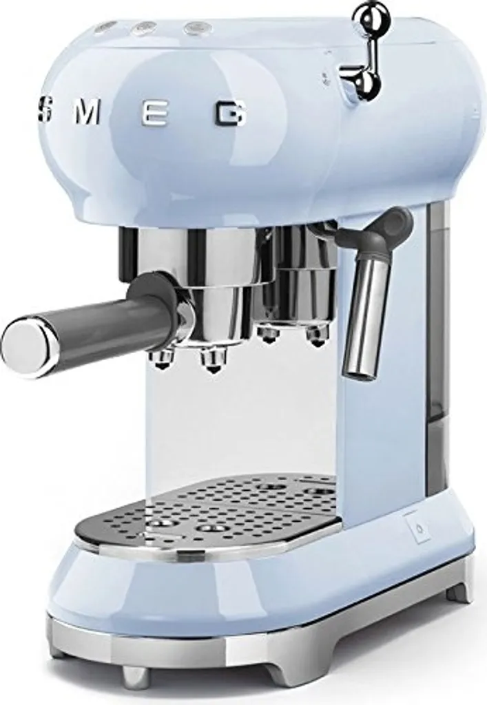 SMEG Espresso Kaffeemaschine Pastell Blau ECF01PBE 3 SMEG Espresso Kaffeemaschine Pastell Blau ECF01PBE
