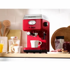 Russell Hobbs Espressomaschine Retro Rot Siebträger (15 Bar, 2 Tassen-Einsätze, 1,1l Abnehmbarer Wassertank, Dampf-Milchschaumdüse, Portionierlöffel Mit Tamper) Kaffeemaschine 13 Russell Hobbs Espressomaschine Retro Rot Siebträger (15 Bar, 2 Tassen-Einsätze, 1,1l Abnehmbarer Wassertank, Dampf-Milchschaumdüse, Portionierlöffel Mit Tamper) Kaffeemaschine -Kaffeegetränkeladen af29eafb4e15e0afe1a3f013cde78695