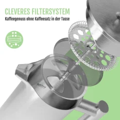 Bjørn Liebdhal French Press Edelstahl Kaffeemaschine Auch Für Camping : 0.6 Liter 13 Bjørn Liebdhal French Press Edelstahl Kaffeemaschine Auch Für Camping : 0.6 Liter -Kaffeegetränkeladen af8e38011f3be701baaef836c10fb7cb
