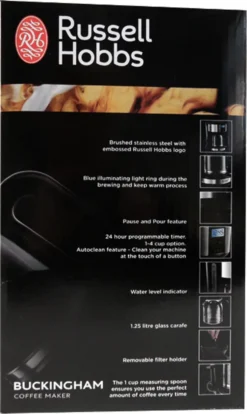 Russell Hobbs 20680-56 Buckingham 22 Russell Hobbs 20680-56 Buckingham -Kaffeegetränkeladen b17ab9b51944dc3c596e6315382c4521