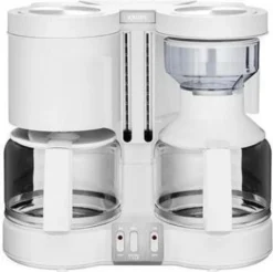 KRUPS Kaffeemaschine KM 8501 2 X 10 Tassen 2 X 1100 W Weiß -Kaffeegetränkeladen b1e4f8b78a51fdd0b48e9f7cb6888658