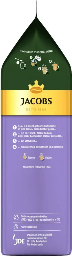 JACOBS Typ Cappuccino Choco So Leicht Mit Milka Geschmack 12 Beutel - 12 X 400g -Kaffeegetränkeladen b25f1ecca0b636b1fbeaf4456d490100