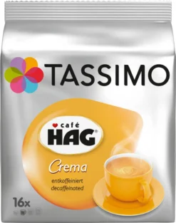 Tassimo Café Hag Crema Entkoffeiniert | 16 T Discs, Kaffeekapseln -Kaffeegetränkeladen b445a2e0a770919dfbc408b7ab3bacc2