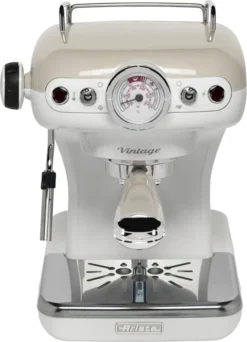 Ariete Siebträger-Espressomaschine Vintage Creme -Kaffeegetränkeladen b463661652d4ebe75ce3b348b5bbd50c