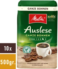 MELITTA Auslese Ganze Bohnen Für Filterkaffee 10x500 G Kräftig Mit Rundem Aroma 9 MELITTA Auslese Ganze Bohnen Für Filterkaffee 10x500 G Kräftig Mit Rundem Aroma -Kaffeegetränkeladen b4c8c397de700e68299901e1c4be902d 1