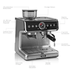 BEEM ESPRESSO-GRIND-PROFESSION Espresso-Siebträgermaschine Mit Mahlwerk + 1x ESPRESSO PERFETTO Ganze Bohne + 1x CAFÉ CREMA Ganze Bohne Espressomaschine Siebträger Maschine Barista Edelstahl Mit Mahlwerk Inkl Kaffee 20 BEEM ESPRESSO-GRIND-PROFESSION Espresso-Siebträgermaschine Mit Mahlwerk + 1x ESPRESSO PERFETTO Ganze Bohne + 1x CAFÉ CREMA Ganze Bohne Espressomaschine Siebträger Maschine Barista Edelstahl Mit Mahlwerk Inkl Kaffee -Kaffeegetränkeladen b5efb1c5c4b73530c8676152965c507d