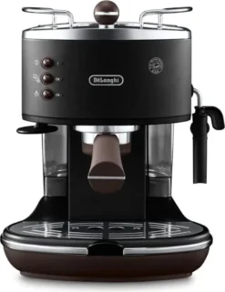 De'Longhi DeLonghi Icona ECOV 311.BK Schwarz Siebträger Espressomaschine -Kaffeegetränkeladen b74a89c2ac4164527b451d69702a6ac7