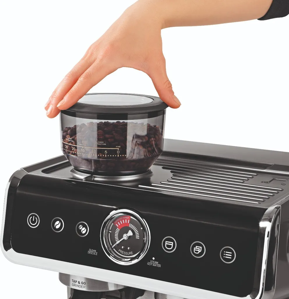 BEEM ESPRESSO-GRIND-PROFESSION Espresso-Siebträgermaschine Mit Mahlwerk - 15 Bar Espressomaschine Siebträger Maschine Barista Kaffee Mahlwerk Milchaufschäumer 18 BEEM ESPRESSO-GRIND-PROFESSION Espresso-Siebträgermaschine Mit Mahlwerk - 15 Bar Espressomaschine Siebträger Maschine Barista Kaffee Mahlwerk Milchaufschäumer – Bild 16