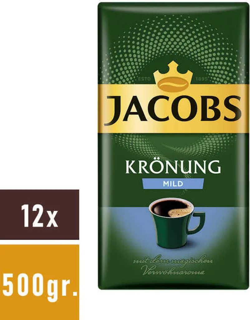 JACOBS Krönung Mild Filterkaffee 12 X 500 G Kaffee Gemahlen 8 JACOBS Krönung Mild Filterkaffee 12 X 500 G Kaffee Gemahlen – Bild 6