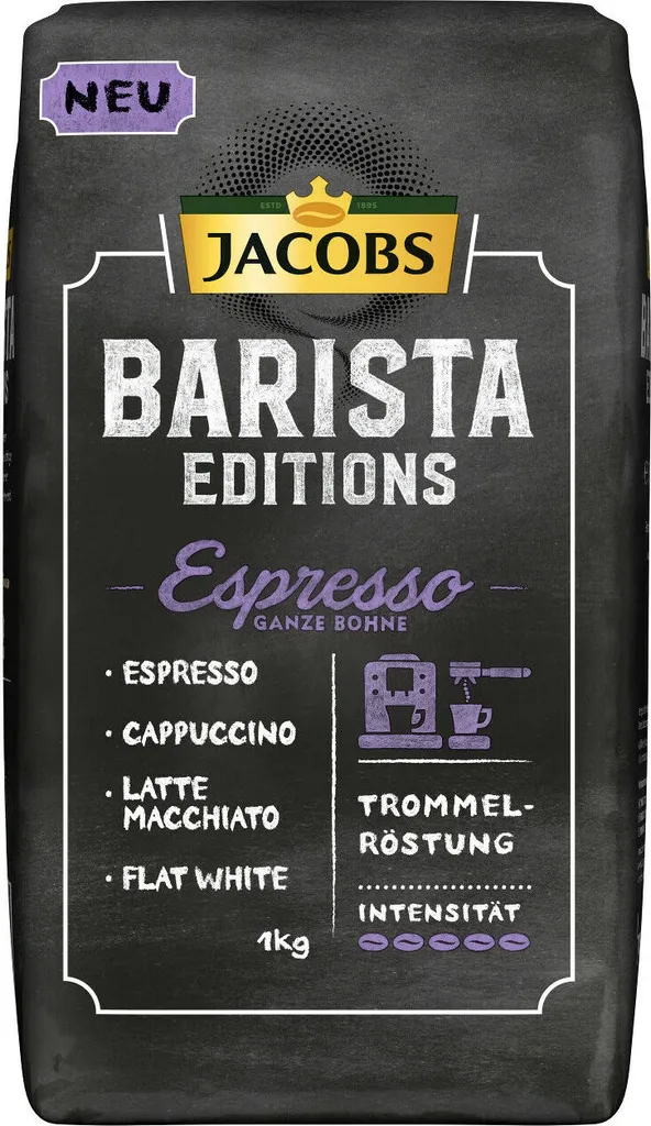 JACOBS Kaffeebohnen Barista Editions Espresso Esproessobohnen 4x1 Kg +2 Dosen 6 JACOBS Kaffeebohnen Barista Editions Espresso Esproessobohnen 4x1 Kg +2 Dosen – Bild 4