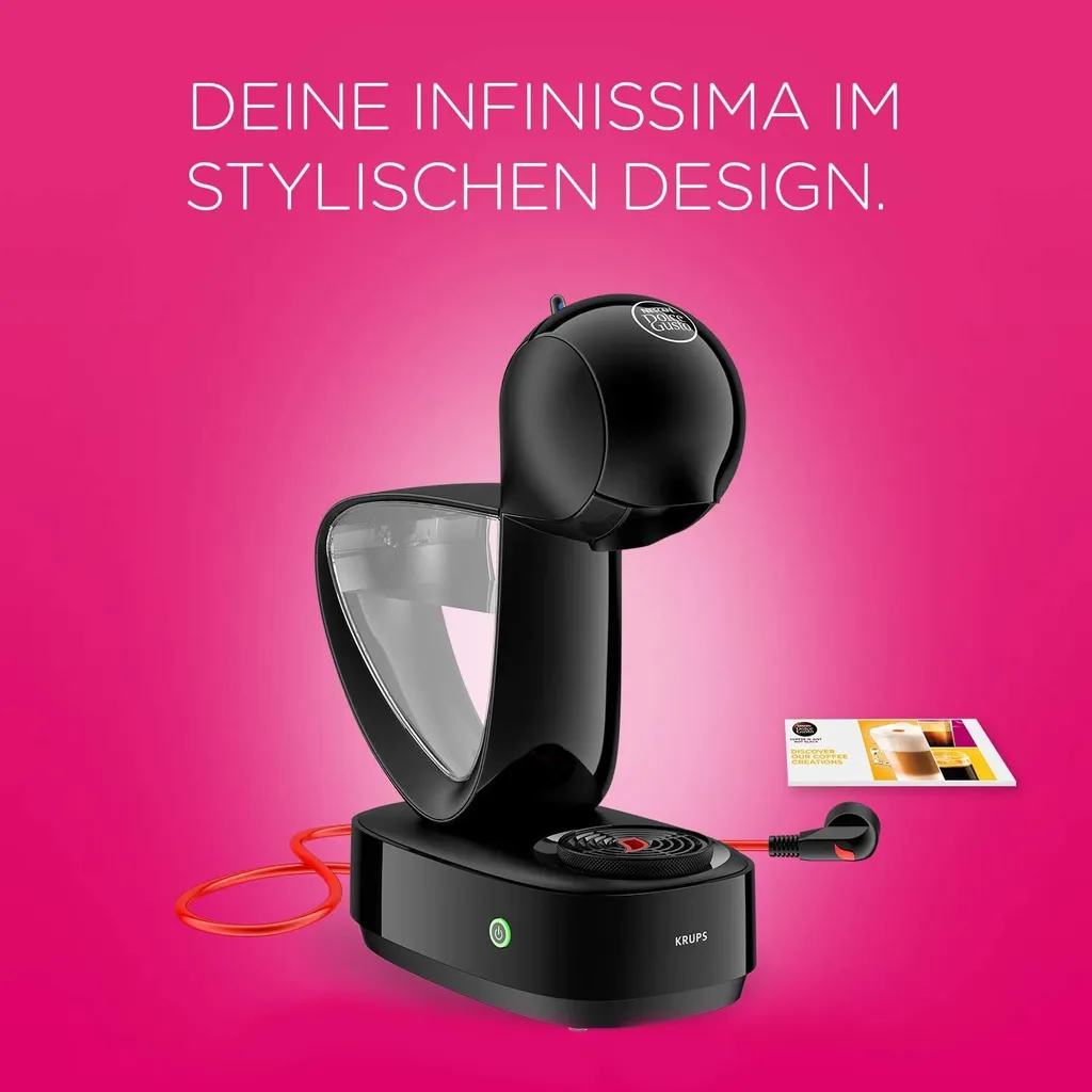 Krups Espressomaschine NESCAFÉ® DOLCE GUSTO® Infinissima KP1708, Schwarz 14 Krups Espressomaschine NESCAFÉ® DOLCE GUSTO® Infinissima KP1708, Schwarz – Bild 12