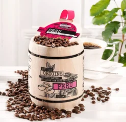 Minges Kaffee Peru Hochland Arabica Im Holzfass, Ganze Bohne -Kaffeegetränkeladen bc4527fd0c1306b478532912f276f8ec
