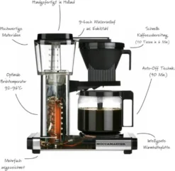 MOCCAMASTER Filterkaffeemaschine Mit Thermoskanne KBGT 741, Polished 14 MOCCAMASTER Filterkaffeemaschine Mit Thermoskanne KBGT 741, Polished -Kaffeegetränkeladen bcdb7b870fcafda468b003e522c93682
