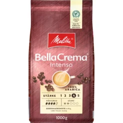 MELITTA Ganze Kaffeebohnen BellaCrema Intenso 1 Kg Starkes Aroma Intensiv -Kaffeegetränkeladen bd1854e266eec71dcf5dc8e7d7d9c62d