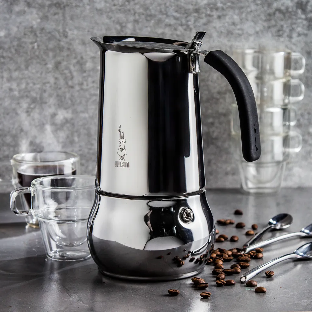 Bialetti Espressokocher Kitty 10 Tassen Inkl. 100g Perfetto Moka Classico 4 Bialetti Espressokocher Kitty 10 Tassen Inkl. 100g Perfetto Moka Classico – Bild 2