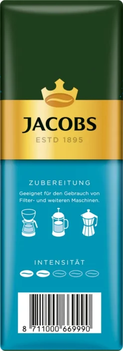 Jacobs Filterkaffee Auslese Mild & Sanft | Gemahlen | 500g -Kaffeegetränkeladen bebf530492204744f40948437aeeb573