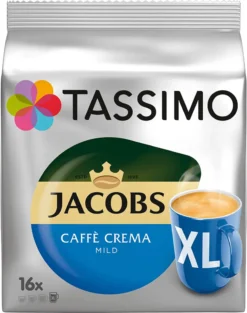 Tassimo Jacobs Caffè Crema Mild XL | 16 T Discs, Kaffeekapseln -Kaffeegetränkeladen bf1f155ce4fed0ba45f2ff6d1723c4d6
