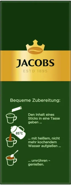JACOBS Krönung Löslicher Kaffee 8 X 20 Getränke Sticks Instantkaffee 16 JACOBS Krönung Löslicher Kaffee 8 X 20 Getränke Sticks Instantkaffee -Kaffeegetränkeladen c0157d8986daf06ad60a7a77c9f2cfa3 1