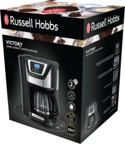 Russell Hobbs 22000-56 Chester Grind Und Brew Glas-Kaffeemaschine Mahlwerk -Kaffeegetränkeladen c0490d165f3527d0574ad17d56967b04