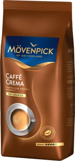 Mövenpick Caffè Crema | Ganze Bohne | 1000g -Kaffeegetränkeladen c25eac309bb7875fe63ea1b1d4507926